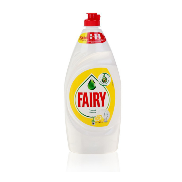 Моющее средство для посуды FAIRY (Фейри) 0.9 л, Сочный Лимон
